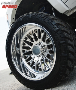 Jantes de voiture Forgex 24x14 26x12 28x12 8x6.5 8x180 8x170 à lèvre profonde, roues forgées pour F250 F350 Ford Silverado 2500 3500 Sierra Ram gmc - Product Image 4
