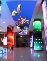 Film LED souple auto-adhésif P8 haute transparence pour affichage publicitaire sur vitrine