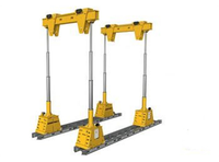 Grue à portique hydraulique 100-500 tonnes avec flèche télescopique et hauteur de levage réglable pour le levage d'équipements lourds