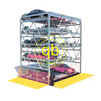Machine semi-automatique d'empilage de voiture de système de stationnement de puzzle vertical d'ascenseur-glissière de stationnement de véhicule à plusieurs niveaux pour la construction résidentielle