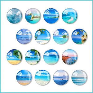 Bán buôn thủy tinh đại <span class=keywords><strong>d</strong></span>ương tủ lạnh vòng biển sóng pha lê từ nhãn <span class=keywords><strong>d</strong></span>án bảng tin bảng trắng - Product Image 5