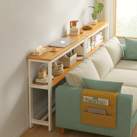 Table console étroite pour l'arrière du canapé, table d'entrée, table de couloir, étagère de rangement murale derrière le canapé pour salon et chambre