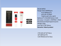 Haute précision 0.1pH Portable PH-mètre EC mètre fonction multifonction utilisation industrielle matière plastique OBM/ODM personnalisation
