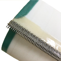 Tissu filtrant liquide en maille tissée de polyester pour le traitement des boues de pâte à papier, épaisseur 2 mm, pour la déshydratation