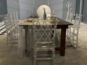 Silla <span class=keywords><strong>de</strong></span> apilamiento <span class=keywords><strong>para</strong></span> eventos, respaldo completo, línea Vertical, Prisma, cristal acrílico, hielo - Product Image 4