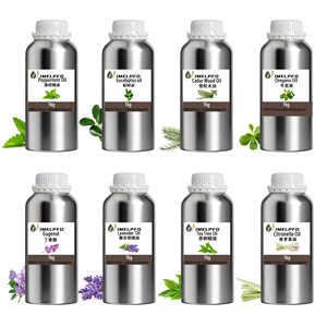 Prix de gros du fabricant Huile essentielle 100% pure biologique pressée à froid d'eucalyptus, d'arbre à thé, de lavande, de menthe poivrée, de citronnelle et d'ylang-ylang - Product Image 1