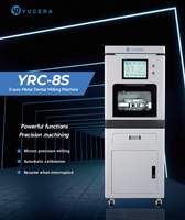 Equipo Dental Húmedo YUCERA YRC 8S, Fresadora CAD CAM con Autolimpieza para Aleación de Titanio, Zirconia, Vidrio y Cerámica, para Laboratorio Dental