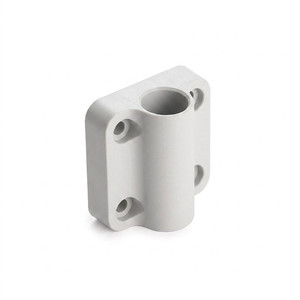 <b>Sliding</b> guide bridge. Plastic. 16mm diameter <b>tube</b>. Fixing. Four countersunk points. - Product Image 2