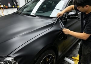 Pellicola Vinilica Opaca Nera per Wrapping <span class=keywords><strong>Auto</strong></span>, Rotoli Completi per Carrozzeria con Funzione Anti-Graffio, Vendita all'Ingrosso - Product Image 3