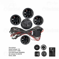 Système de ventilation de siège de voiture universel 12V avec couleur personnalisée et insert de coussin de siège pour voitures de luxe