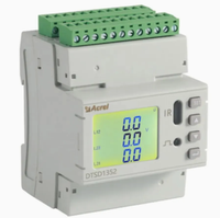 Medidor de Energía Multicanal de Alta Precisión DTSD1352-4S, 4 Bucles, Entrada Trifásica, RS485 Modbus, para Estaciones de Energía Renovable