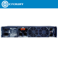 Amplificateur de puissance professionnel CROWN T5 à double canal, 750W stéréo, 1500W en pont, montage en rack 2U, amplificateur de puissance audio, système de sonorisation PA
