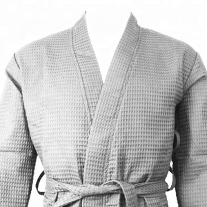 Wholesale 5 Star Luxury Kimono Hotel Spa Bath <strong>Robes</strong> Organic Cotton <strong>Waffle</strong> <strong>Robes</strong> for Summer - Product Image 3