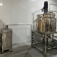 Machine automatique de fabrication de crème cosmétique pour le corps, homogénéisateur émulsifiant, fabricant de machines à mélanger le beurre corporel