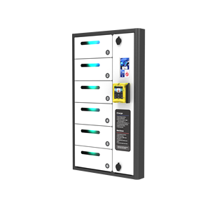 Y2 Power ZEN, casier <span class=keywords><strong>de</strong></span> recharge extérieur à 6 baies avec système <span class=keywords><strong>de</strong></span> paiement par <span class=keywords><strong>carte</strong></span> <span class=keywords><strong>de</strong></span> crédit, armoire <span class=keywords><strong>de</strong></span> recharge à paiement à l'utilisation, idéal pour les centres d'exposition - Product Image 1