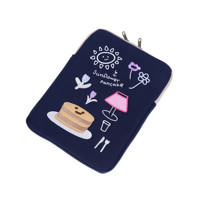 Funda para Portátil Bordada DIY, Bolsa para Computadora con Tacto de Algodón y Forro de Terciopelo, Resistente a Golpes y Arañazos para Uso Diario
