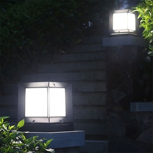 IP65 Waterproof <strong>Solar</strong> <strong>Post</strong> Fence <strong>Lamp</strong> Outdoor Main Gate <strong>Solar</strong> Pillar Light 5W 7W 10W <strong>Solar</strong> Powered Garden Lights - Product Image 4