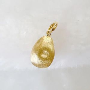 Pendentif haut de gamme Xinfly en or 18 carats avec boucle universelle et météorite AU750, or véritable brossé brillant pour femme - Product Image 4
