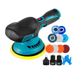 12V 150MM Mini Polisher 6 Speeds 6000RPM Cordless Car Polishing Machine Cars Polish Machines Battery iIndicatorTool