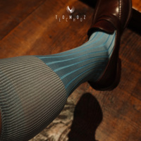 Chaussettes habillées pour hommes, fines, en jacquard respirant, légères, mi-hautes, antidérapantes, offrant confort pour les affaires et l'usage quotidien