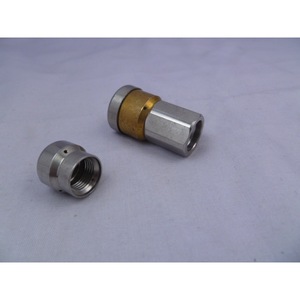 High Pressure Cleaning Nozzle 304 Stainless Steel 1/8 DN8 Internal Thread Adjustable Pressure Water Rat Cleaning Head - Product Image 2