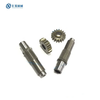 Piñón del Eje del Motor del Dispositivo de Giro para Miniexcavadora Huilian ZX17 IHI18 TB219 U17 U18 VIO, Pieza de Motor Hidráulico para Excavadora de Orugas