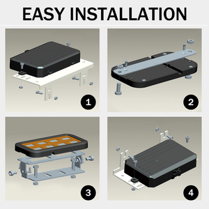 Bảng Điều Khiển Công Tắc Nút Nhấn 8 Gang Offroad 12V <span class=keywords><strong>24V</strong></span> Cho Xe Hơi Phổ Thông - Product Image 5