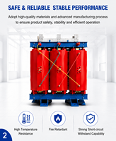 Transformador de Resina Fundida Tipo Seco Serie SC(B)10, 30-2500KVA, 10-20kV, Transformador de Potencia Industrial de Alta Eficiencia