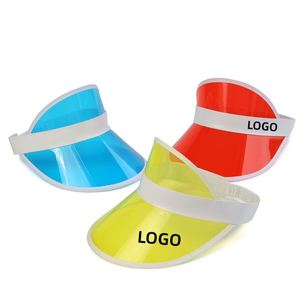 Casquette de soleil personnalisée avec logo promotionnel, protection UV, PVC, pour la randonnée et les activités de plein air - Product Image 1