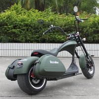 Sepeda Motor Listrik Elektromoped Mangosteen M1 M1p Citycoco Rooder 2000 w 60v20ah Citycoco
