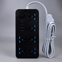 Suministro de Fábrica: Enchufe de Alimentación USB Universal de 6 Vías y 3 Puertos USB Tipo C de 3 Metros con Certificación CE ROHS