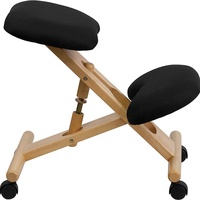 Chaise à genoux ergonomique réglable en bois, siège avec roulettes, pour la maison et le bureau, angle de Posture, 2022