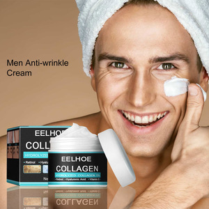 Crème hydratante raffermissante et liftante à l'acide hyaluronique pour hommes, enrichie en rétinol et collagène, illuminatrice - Product Image 1