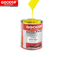 Fabricants de peintures automobiles 1 gallon 1L GOODSIF Vernis acrylique de couleur noire 1K 2K Peinture automobile