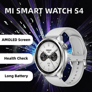 สมาร์ทวอทช์ <span class=keywords><strong>Mi</strong></span> S4 ระบบแอนดรอยด์ หน้าจอ AMOLED สายซิลิโคนเจล ตรวจวัดออกซิเจนในเลือดและอัตราการเต้นของหัวใจ รองรับแอปพลิเคชัน - Product Image 5