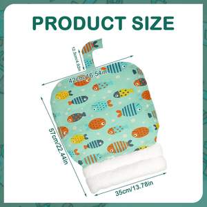 Sac de couchage pour chat en peluche courte semi-fermée, chaud, vente en gros du fabricant - Product Image 6