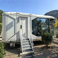 Maisonnette Apple Cabin sur roues, style Mid-Century Modern, avec garantie de 4 ans pour une vie mobile