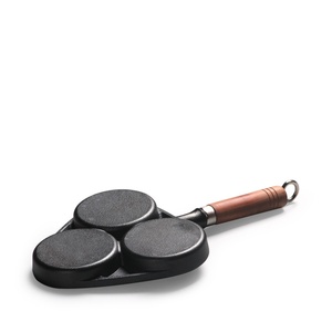 <span class=keywords><strong>Moule</strong></span> à pâtisserie triangulaire noir en gros, 3 trous, <span class=keywords><strong>mini</strong></span>-crêpière, <span class=keywords><strong>moule</strong></span> à gâteau en fonte antiadhésif, <span class=keywords><strong>moule</strong></span> à gaufres, cuisson, omelette, poêle à frire les œufs - Product Image 3