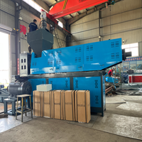 Ligne de granulation de recyclage certifiée CE ISO double certification HDPE/LDPE/PP/EPS/PC/PA/PPR avec écran tactile PLC et moteur, capacité 10 tonnes/jour