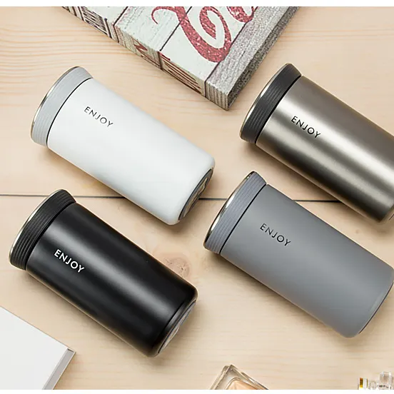 Stainless Steel Thermos Tumbler Travel Coffee Mug Water Cup Vacuum Flask Cups Bottle Thermo cup Garrafa