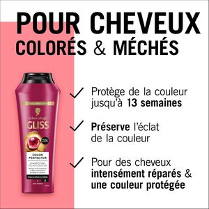 Schwarzkopf Color &amp; Brilliance Shampoo by <strong>Gliss</strong> 250 ml Color Perfector Formula High Gloss - Product Image 4