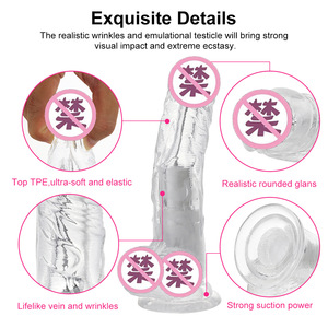 여성을위한 새로운 큰 딜도 섹스 토이 진동기 마사지 - Product Image 6