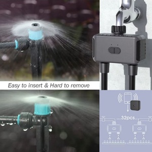 Mobile Remote Control Smart Timer Garden Watering System Nickel Plated Brass Nozzle Quick <b>Plug</b> Connection for Greenhouse Plants - Product Image 6