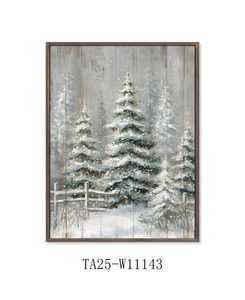 Art mural sur toile avec couronne <span class=keywords><strong>de</strong></span> Noël, LED encadrée, décoration <span class=keywords><strong>de</strong></span> chambre <span class=keywords><strong>de</strong></span> Noël, impressions d'affiches <span class=keywords><strong>de</strong></span> Noël, décorations murales pour la maison - Product Image 3