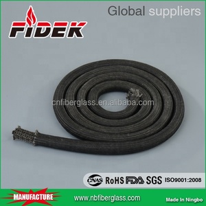 <span class=keywords><strong>FIDEK</strong></span> 玻璃纤维拉伸成型编织套管，表面光滑，适用于木炉门密封，可提供定制切割加工服务 - Product Image 2