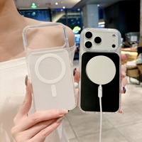 Coque de téléphone magnétique colorée en TPU+PC, nouvelle collection 2026, pour iPhone 17 Air, 16, 15, 14 Plus, 13, 12, 11 Pro Max