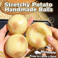 Jouet à presser en forme de petite pomme de terre, sans rebond, en TPR, anti-stress, pour adultes, cadeau de bureau