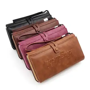 Брендовая Роскошная Высококачественная Мужская сумка-кошелек с кожей