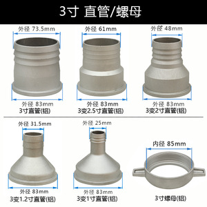 Pompe à eau auto-amorçante à moteur essence 170F190, raccordement de tuyau en aluminium 3 pouces, 1 pouce, 2,5 pouces, 2 pouces, clé à écrou 1 pouce - Product Image 5