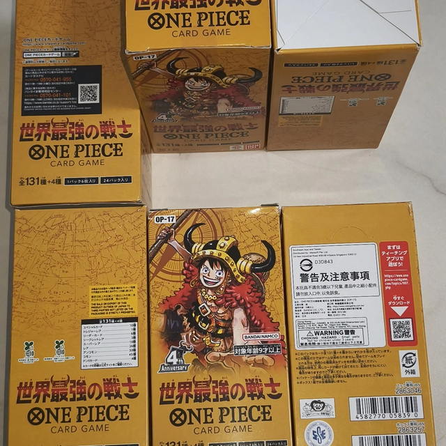 Japanese OP17 One Pieceed Card Game Booster Box Factory Sealed Original Trading Card Game Japanese Edition Wholesale for